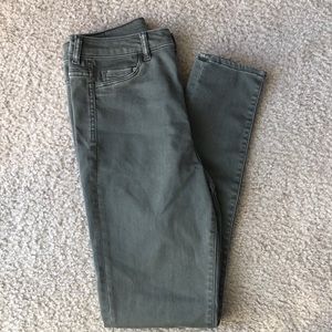 Army green H&M high waist jeggings! Never worn
